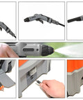 On The Go Portable Spray Washer With Built In Water Tank featuring nozzle, connectors, controls, demonstrating portability and ease of use
