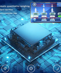 Image showing microcomputer chip for Dual Head Automatic Bottle Filler With Integrated Conveyor Belt And Effortless Digital Controls.