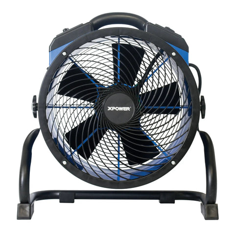 Heavy Duty Industrial Workhorse High Velocity Whole Room Air Mover And Circulator Fan With Variable Speed And Timer 14 Inch 2100 CFM