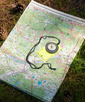 Orienteering Compass With Scale For Camping And Hiking Navigation Go To Survival Gear Learning Tool on outdoor map