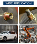 All In One Rivet Nut Assortment Kit With 920 Pieces Metric And SAE Nutserts for automotive and industrial applications