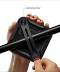 Willen II Portable Bluetooth Speaker With Rugged Waterproof And Dust Proof Design attached to pole with fastening strap