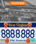 Cool Crown License Plate Screws 4 Pack Anti Theft Fasteners In Aluminum Alloy And Stainless Steel Orange Universal Fit