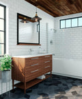 Modern Single Handle Bathroom Faucet For 1 Hole Sink In Polished Chrome With Pop Up Drain And Push And Seal Technology Vanity Lavatory Installation Slick Contemporary Style For Daily Use in a contemporary bathroom setting.
