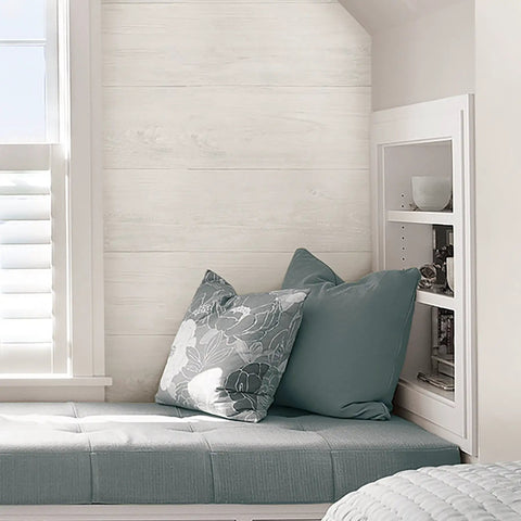 Reclaimed Shiplap Peel And Stick Wallpaper White Removable Self Adhesive Wall Covering For Bedrooms And Living Rooms Easy Install