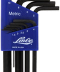 Metrix Metric Hex Key Set Nine Piece In Handy Storage Case With Heat Treated Allen Wrenches 1.5mm to 10mm visible