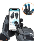 Rugged Leather Heavy Duty Work Gloves For Pros Mechanic Grade Water Resistant Impact And Anti Vibration Protection Multi Purpose Hand Safety