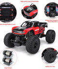 4x4 Offroad RC Truck Amphibious 1 12 Scale Monster Beast With Dual Motors Waterproof Chassis Rugged Crawler Includes Two Rechargeable Batteries Epic Gift For Kids And Adults showcasing features like dual motors and rubber air tires