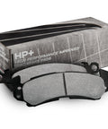 Hawk HP+ brake pads pair for crossover street/motorsport, HB180N.560, gray friction material.