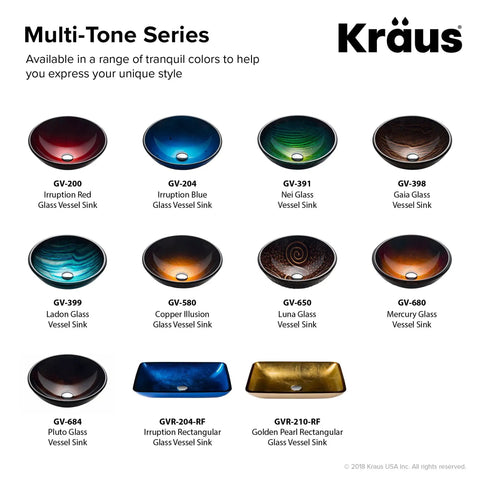 Multi-Tone Series glass vessel sinks in various colors, including Rectangular Gold Glass Vessel Bathroom Sink 22 Inch Above Counter Slick Modern Look With Scratch Resistant Finish Easy To Clean Smooth Interior For A Boss Vanity Upgrade.