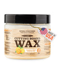Two In One Wood Care For Cutting Boards And Butcher Block Surfaces With Beeswax And Food Grade Mineral Oil, 6 oz jar