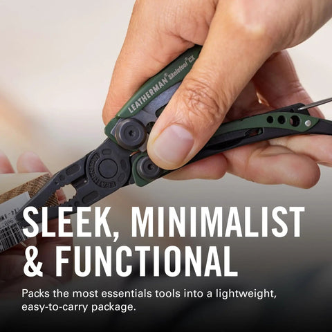 Skeletool 7-In-1 Go-To Lightweight Minimalist Multi-Tool for Everyday Carry Home Garden And Outdoors Stainless Steel in hand