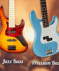 Precision Bass Pickguard For Electric Guitar Silver Sparkle Upgrade Replacement Easy Install, Durable Polycarbonate Shield, Adds Killer Stage Style, Protection, And Quick Customization For Your Gear on blue bass