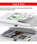 Affordable All In One Wireless Color Inkjet Printer For Home Office That Handles Duplex Printing Copy And Scan Auto Document Feeder