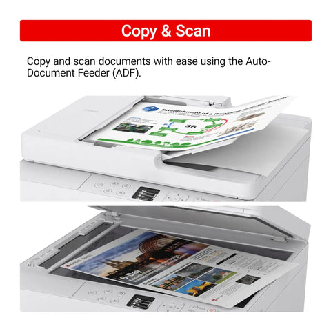 Affordable All In One Wireless Color Inkjet Printer For Home Office That Handles Duplex Printing Copy And Scan Auto Document Feeder