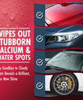 Heavy Duty Wheel Cleaner And Water Spot Remover For Cars 16 Oz Pro Grade Powerful Mineral Deposit Dissolver For Streak Free Windows And Glass Safe On Wheels And Surfaces Ideal For Professional Detailing bottle and car surface examples