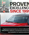 Ford F 150 Short Rubber Antenna For Bronco And F 150 Six And Three Quarters Inch Replacement Accessory with car in background