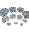 Beefy Self Locking Threaded Insert Kit With Coarse Threads And Standard Wall Build, assorted sizes for metal and plastic repair.