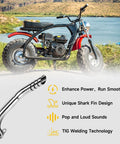 Mini Bike Exhaust Header Pipe Kit For Predator 212cc 224cc 196cc And Other OHV Clone Engines Fits Coleman CT200U BT200X