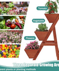 Three Tier Vertical Garden Bed Planter For Indoor And Outdoor Use With Legs Raised Planter Box