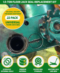 1.5 Ton Floor Jack Seal Replacement Kit with O Rings Piston and Washer Complete 22 Piece Hydraulic Jack Rebuild Kit