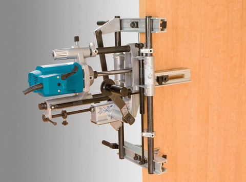 Portable Lock Mortiser Machine For Wooden Doors Pro Grade On Site And Workshop Use 1100W Delivers Precise Fast And Clean Lock Mortising