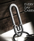 Ultralight Titanium Carabiner Keychain EDC Ready For Everyday Carry And Outdoor Adventures Built Tough For Hiking Camping And Backpacking