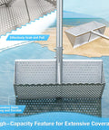 Long Handle Beach Sand Flea Rake With 16 Inch Mesh Sifter Screen Stainless Steel Shark Tooth And Seashell Collector Kit