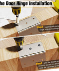 Installing hinge with Mortise Jig Kit With Non Slip Silicone Guide And Integrated Door Hinge Mortiser For Three To Five Inch Hinges Pro Grade Router Tool