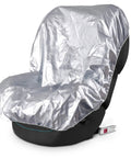 Baby Car Seat Sun Shade Cover Heat Protector Keeps Kid Cool On Every Ride UV Blocking Insulated Shade With Reflective Film installed