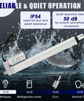 Heavy Duty DC 12V 10 Inch Stroke Linear Actuator With Mounting Bracket 900N Lift Up To 202 Lbs Quiet Speed 10 mm Per Second
