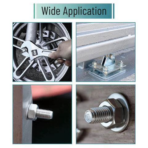 Must Have Pro Grade Stainless Steel Metric Hex Nuts Kit With 130 Pieces In 7 Sizes shown in various fastening applications.