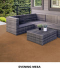 Level Up Your Patio Game With This Hassle Free Semi Transparent Decorative Stain Evening Mesa One Gallon on a stylish patio floor.