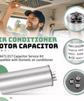 RV Air Conditioner Capacitor 55 15 MFD 370 440V AC Service Kit For Dometic 55 15 MFD Units Heat Pump Or AC Motor Replacement