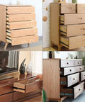 Cabinet with 10 Inch Ball Bearing Full Extension Drawer Slides With Soft Close And Concealed Piston Dual Track 2 Section Runners
