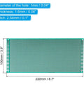 Double Sided FR-4 PCB Board Kit Four Pack Perfect Starter Bangin Prototyping Boards With 0.1 Inch Pitch 2.54mm Holes Green