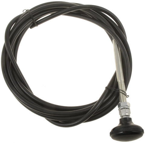 Heavy Duty Control Cables With 2 Inch Black Knob, 15 Foot Length, Universal Fit For Home, Workshop And Industrial Use, Twist To Lock Or Push Pull Styles, Durable, Versatile, Easy To Install