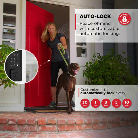 Top Shelf Keyless Entry Electronic Touchpad Deadbolt Lock Grade 2 Bhma Certified Zero Hassle Smooth Operation Rock Solid Heavy Duty Front Door Security Upgrade