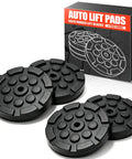 Permabrace 4 Pack Round Rubber Car Lift Pads With Anti-Slip Design For Heavy Duty Auto Jacking lifting, solid rubber blocks.