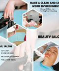 Disposable Dental Bibs Pack Of 125, 13 By 18 Inch, 3-Ply Waterproof Tray Covers in use at beauty and nail salon