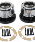 Locking Hub Set For Nissan Frontier 1998-2004, Pathfinder 1990-2004, Xterra 2000-2004, Pickup 1995-1997, 6 Stud Manual With Gaskets
