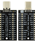 USB Type C Breakout Board With 24 Pin Male And Female Plugs Gold Plated PCB Set