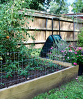 Garden with 24-Inch By 50-Foot 16 Gauge Hardware Cloth With Black Vinyl Coating Welded Wire Mesh For Home And Garden Built Tough Rust-Resistant Fence Mesh