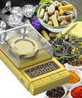 Gold Precision Milligram Scale 100G Capacity With 0.001G Readability, Digital Mg Powder Scale for various substances