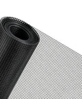 No Sweat DIY Trim To Fit Window Screen For Sliding Doors And Patios And Pet Proof Anti Mosquito Mesh roll of black polypropylene mesh.