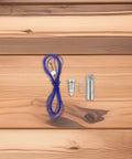 Stainless Steel Fencing Blade Tip Replacement For Epee And Foil Quick Install Spare Point with wire and components on wood