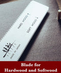 Flush Cut Saw Five Inch Japanese Pull Saw For Woodworking And Fine Carpentry Built Tough Hand Saw For Precise Flush Cuts And Smooth Finish With Japanese Style Steel Blade And Comfy Grip For Accurate Wood Cutting, blade close-up for hardwood and softwood