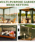 Ultra Fine 256 Mesh Garden Netting 8x20 Ft Pest Barrier for vegetables, fruits, flowers, raised beds, and outdoor patio applications