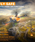 4K GPS Drone With Brushless Motors And Follow Me Mode, Beginner Friendly, Long Flight Time And Range, 5G FPV, Auto Return, in sky
