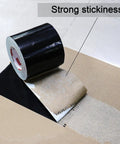 Wide Duct Tape 5 Inch Wide Industrial Grade Black Heavy Duty Waterproof Tape With Beefy Adhesive No Residue UV Resistant